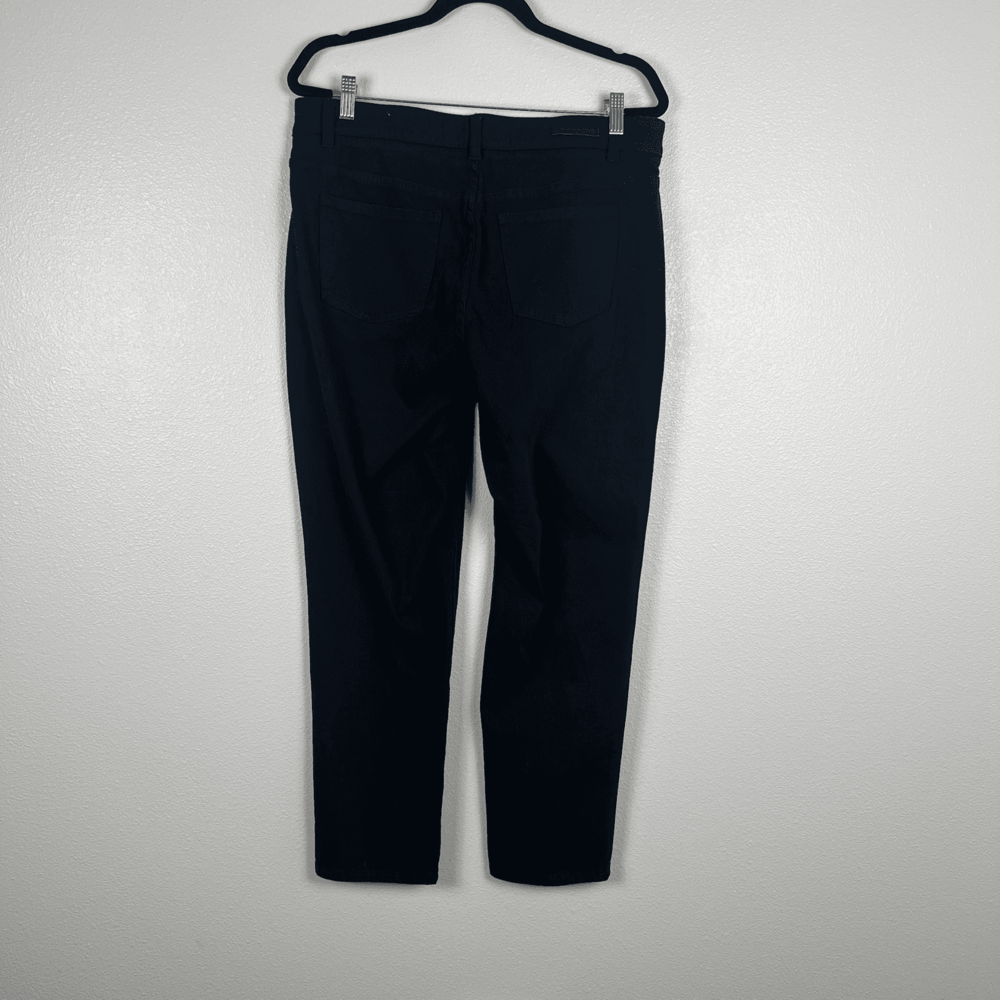 Soft Surroundings Women's Straight Leg Black Denim Jeans Sz LP - Picture 4 of 5